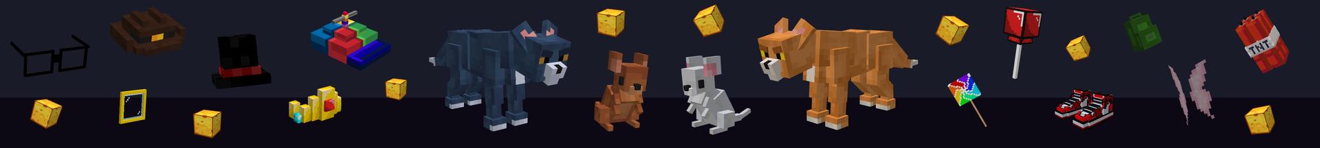 Panorama of the Minecraft Bedrock Marketplace product Cat Vs Mouse created by Tomhmagic Creations.