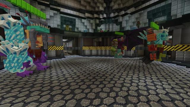 Screenshot of the Minecraft Bedrock Marketplace product Craftable Mob Battle created by Tomhmagic Creations.