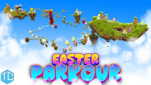Thumbnail of the Minecraft Bedrock Marketplace product Easter Parkour created by Tomhmagic Creations.