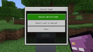 Screenshot of the Minecraft Bedrock Marketplace product Economy+ created by Tomhmagic Creations.