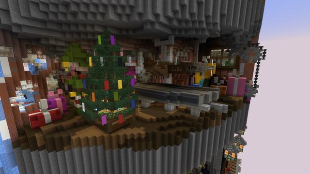 Screenshot of the Minecraft Bedrock Marketplace product Evil Elf Parkour created by Tomhmagic Creations.