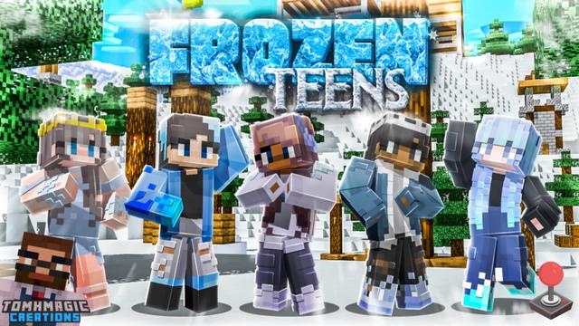 Thumbnail of the Minecraft Bedrock Marketplace product Frozen Teens created by Tomhmagic Creations.