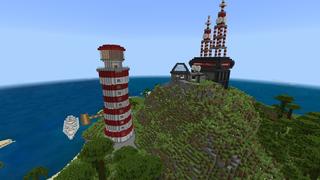 Screenshot of the Minecraft Bedrock Marketplace product Island Escape created by Tomhmagic Creations.