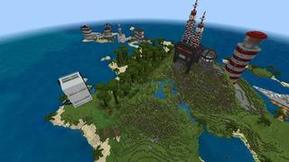 Screenshot of the Minecraft Bedrock Marketplace product Island Escape created by Tomhmagic Creations.