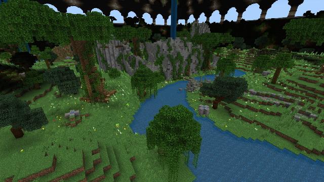 Screenshot of the Minecraft Bedrock Marketplace product Lucky Block Battle Royale created by Tomhmagic Creations.