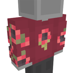 Thumbnail of the Minecraft Bedrock Marketplace product Maroon Floral Shirt created by Tomhmagic Creations.