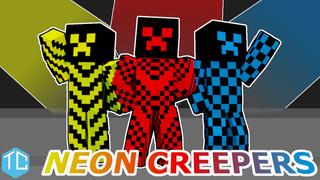 Thumbnail of the Minecraft Bedrock Marketplace product Neon Creepers created by Tomhmagic Creations.
