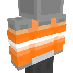 Thumbnail of the Minecraft Bedrock Marketplace product Orange Striped Blouse created by Tomhmagic Creations.