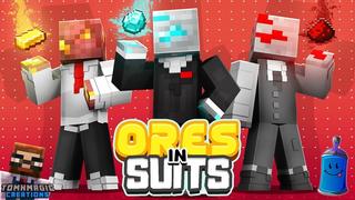 Thumbnail of the Minecraft Bedrock Marketplace product Ores in Suits created by Tomhmagic Creations.