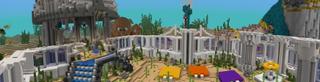 Panorama of the Minecraft Bedrock Marketplace product Poseidon's Build Battle created by Tomhmagic Creations.