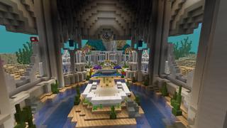 Screenshot of the Minecraft Bedrock Marketplace product Poseidon's Build Battle created by Tomhmagic Creations.