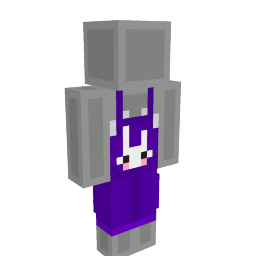 Thumbnail of the Minecraft Bedrock Marketplace product Purple Bunny Overalls created by Tomhmagic Creations.