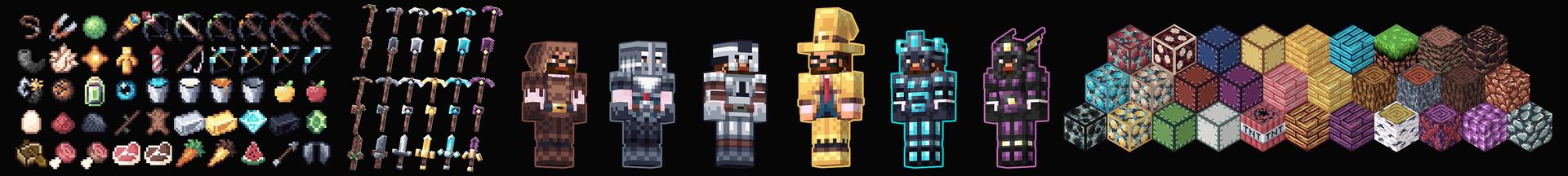 Panorama of the Minecraft Bedrock Marketplace product PvP: Epic 3D created by Tomhmagic Creations.