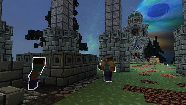 Screenshot of the Minecraft Bedrock Marketplace product PvP: Epic 3D created by Tomhmagic Creations.