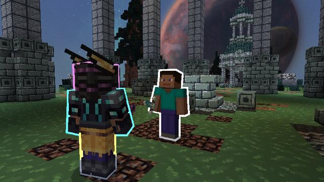 Screenshot of the Minecraft Bedrock Marketplace product PvP: Epic 3D created by Tomhmagic Creations.