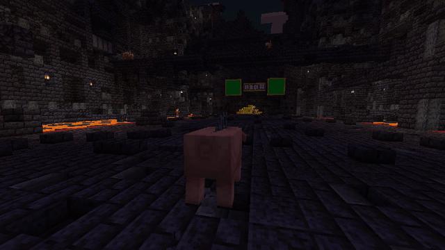 Screenshot of the Minecraft Bedrock Marketplace product Red Light Green Light Mobs created by Tomhmagic Creations.