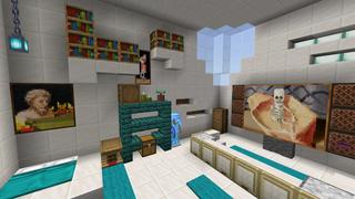 Screenshot of the Minecraft Bedrock Marketplace product Rich Hillside Mansion created by Tomhmagic Creations.