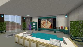 Screenshot of the Minecraft Bedrock Marketplace product Rich Hillside Mansion created by Tomhmagic Creations.
