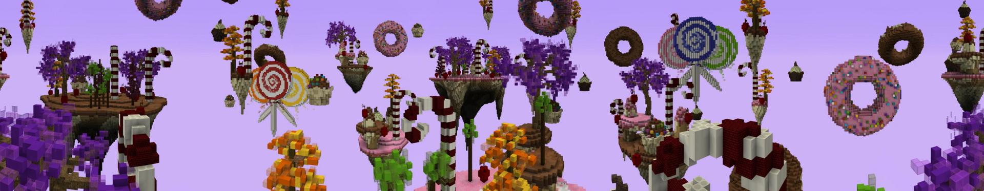 Panorama of the Minecraft Bedrock Marketplace product Sky Candy created by Tomhmagic Creations.