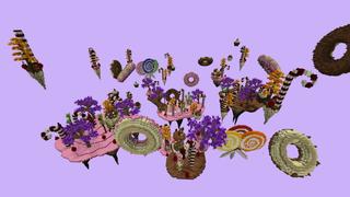 Screenshot of the Minecraft Bedrock Marketplace product Sky Candy created by Tomhmagic Creations.