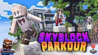 Thumbnail of the Minecraft Bedrock Marketplace product Skyblock Parkour created by Tomhmagic Creations.