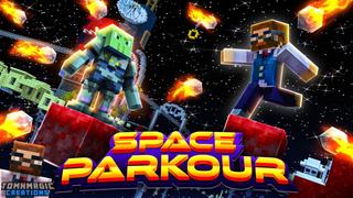 Thumbnail of the Minecraft Bedrock Marketplace product Parkour Espacial created by Tomhmagic Creations.
