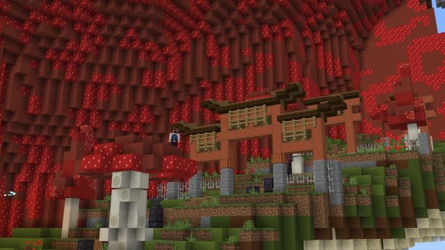 Screenshot of the Minecraft Bedrock Marketplace product Spiral Parkour created by Tomhmagic Creations.