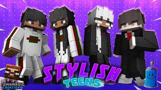 Thumbnail of the Minecraft Bedrock Marketplace product Stylish Teens created by Tomhmagic Creations.