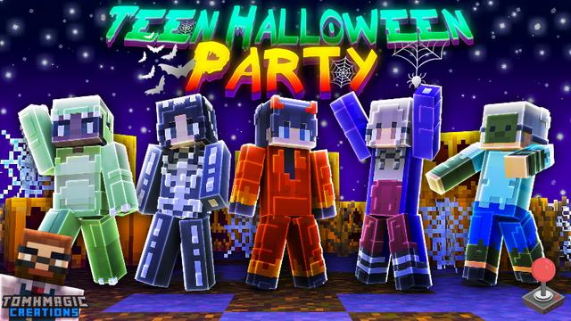 Thumbnail of the Minecraft Bedrock Marketplace product Teen Halloween Party created by Tomhmagic Creations.