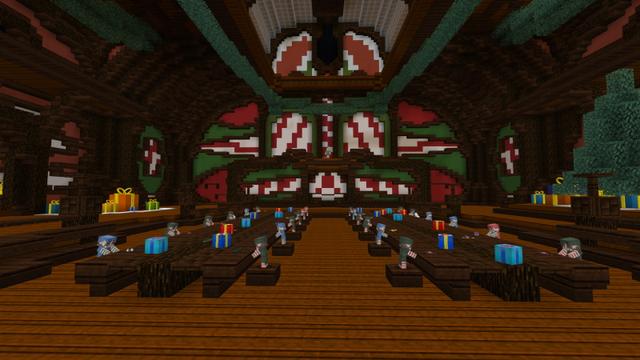 Screenshot of the Minecraft Bedrock Marketplace product Trouble in the North Pole created by Tomhmagic Creations.
