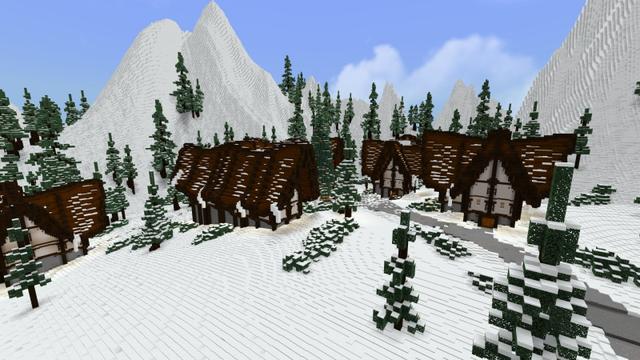 Screenshot of the Minecraft Bedrock Marketplace product Trouble in the North Pole created by Tomhmagic Creations.