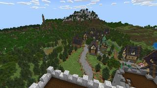 Screenshot of the Minecraft Bedrock Marketplace product Valley Kingdom created by Tomhmagic Creations.