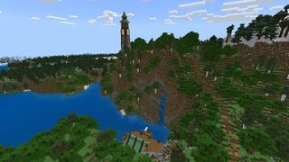 Screenshot of the Minecraft Bedrock Marketplace product Valley Kingdom created by Tomhmagic Creations.