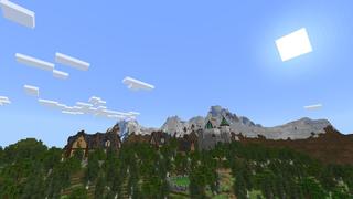 Screenshot of the Minecraft Bedrock Marketplace product Valley Kingdom created by Tomhmagic Creations.