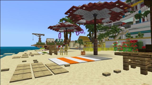 Screenshot of the Minecraft Bedrock Marketplace product Billionaire Brainrot Mansion created by Tristan Productions.