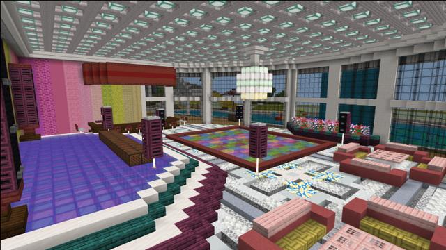 Screenshot of the Minecraft Bedrock Marketplace product Billionaire Brainrot Mansion created by Tristan Productions.