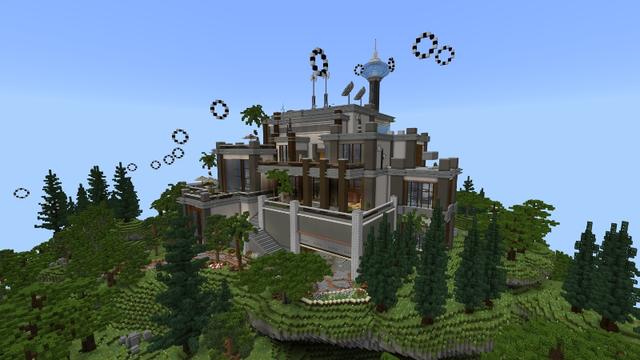 Screenshot of the Minecraft Bedrock Marketplace product Billionaire Mansion Bunker created by Tristan Productions.