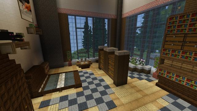 Screenshot of the Minecraft Bedrock Marketplace product Billionaire Mansion Bunker created by Tristan Productions.