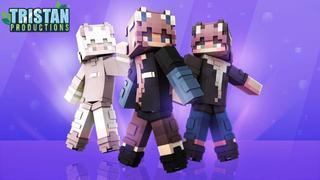 Thumbnail of the Minecraft Bedrock Marketplace product Cat Teens created by Tristan Productions.