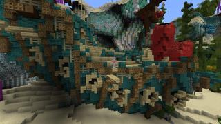 Screenshot of the Minecraft Bedrock Marketplace product Coral Parkour created by Tristan Productions.