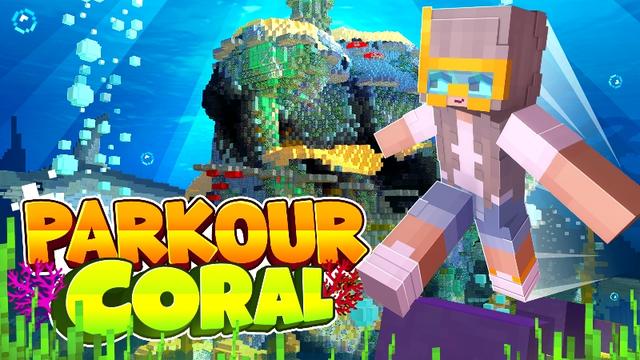 Thumbnail of the Minecraft Bedrock Marketplace product Coral Parkour created by Tristan Productions.
