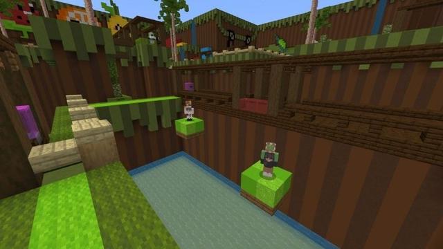 Screenshot of the Minecraft Bedrock Marketplace product Deathrun created by Tristan Productions.