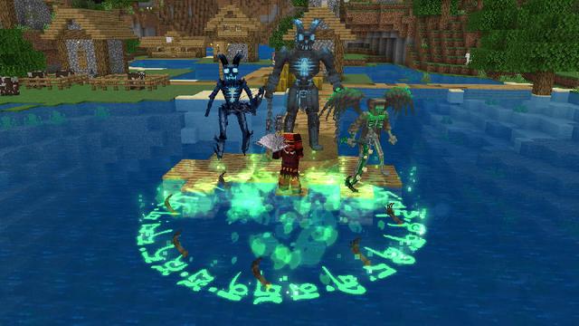 Screenshot of the Minecraft Bedrock Marketplace product Demon Weapons created by Tristan Productions.