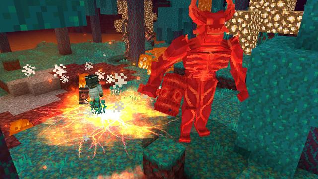 Screenshot of the Minecraft Bedrock Marketplace product Demon Weapons created by Tristan Productions.