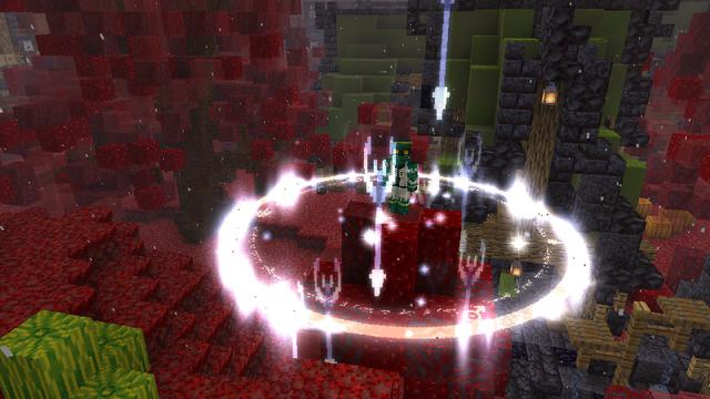 Screenshot of the Minecraft Bedrock Marketplace product Demon Weapons created by Tristan Productions.