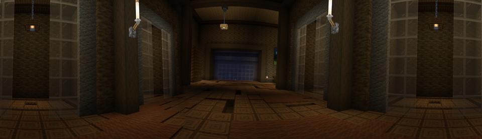 Panorama of the Minecraft Bedrock Marketplace product Doors Minigames created by Tristan Productions.