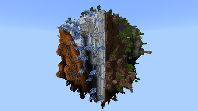 Screenshot of the Minecraft Bedrock Marketplace product Earth Skyblock created by Tristan Productions.