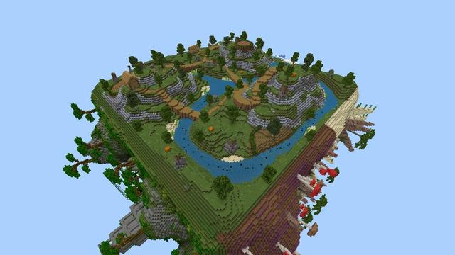 Screenshot of the Minecraft Bedrock Marketplace product Earth Skyblock created by Tristan Productions.