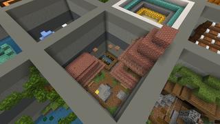 Screenshot of the Minecraft Bedrock Marketplace product Extreme Find the Button created by Tristan Productions.