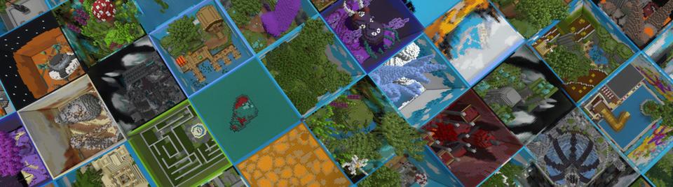 Panorama of the Minecraft Bedrock Marketplace product Find the Button Mega created by Tristan Productions.